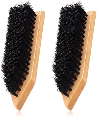 2 Pack Heavy Duty Boot Brush, Wooden Shoe Cleaning Brush by Unknown