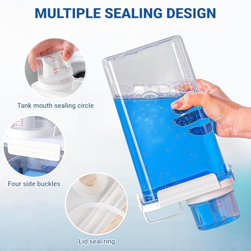 Laundry Detergent Dispenser - 78oz Refluxable Plastic Liquid Laundry Detergent - Image 5