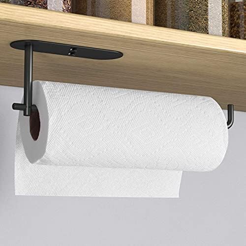 VAEHOLD Self Adhesive Paper Towel Holder Under Cabinet Mount, Wall Mounted - Image 6