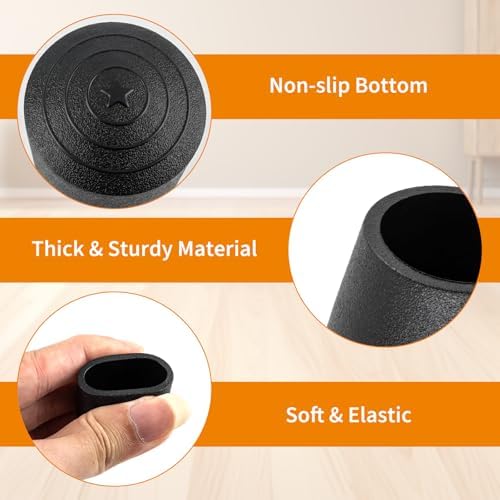 Rubber Leg Caps for Ironing Board, Floor Scratch & Noise Protection 4 Pack - Image 4