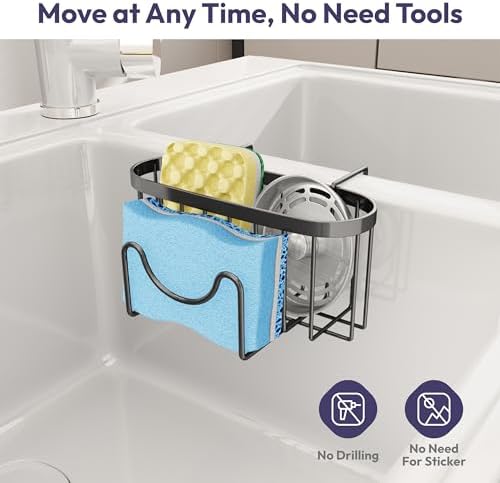 SWTYMIKI Sponge Holder for Kitchen Sink - Image 6