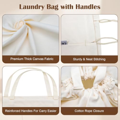 Heavy Duty Canvas Laundry Bag - Image 5