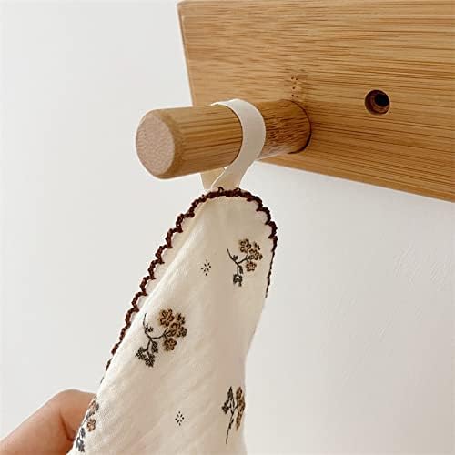 BuLuTu Vintage Floral Dish Cleaning Cloths Muslin Tea Towels 4Pcs - Image 6