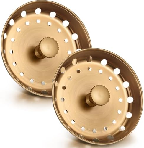 Retisee 2 Pcs Kitchen Sink Stopper Strainer Stainless Steel Drain Strainers by Retisee