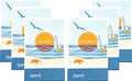 Seaside Scented Sachets Pack of 6, Spring and Summer by FloralSimplicity