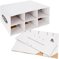 BCW Two Row Shoe Box Card House Storage Box | Stackable Trading Card Storage Box by BCW