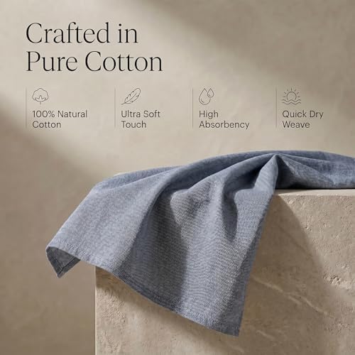 Urban Villa Kitchen Towels Premium Quality 100% Cotton Solid Kitchen Towels Set - Image 4