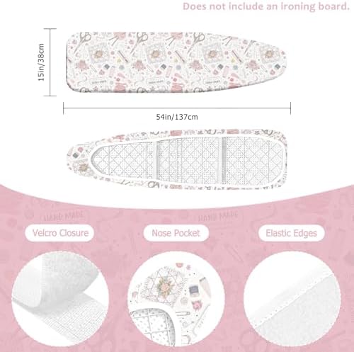 Ironing Board Covers and Pad, 15*54in Standard Size, - Image 2