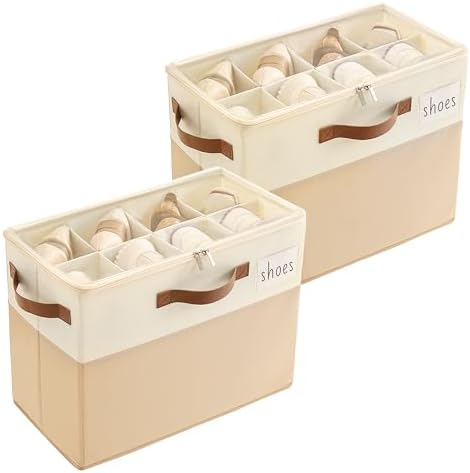 Varhomax Shoe Organizer Box 2 Pack by Varhomax