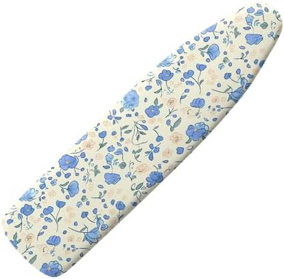 Blue Ditsy Flower Ironing Board Cover 15x54 Inch Applicable Standard Size by Daulesho