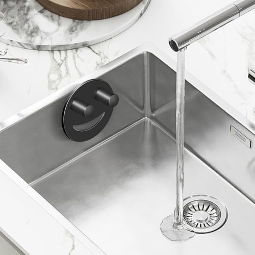 Yoshiky Stainless Steel Smiley Face Sponge Holder, Kitchen Accessories Decor - Image 6