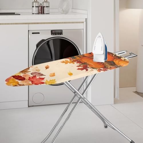 Iron Board Cover and Pad Thanksgiving Pumpkin Print Standard Size Soft Stain - Image 2