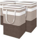 BlissTotes 3-Pack Laundry Basket, Collapsible Laundry Hamper by BlissTotes