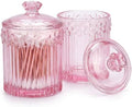 RUIAN Pink Glass Qtip Holder by RUIAN