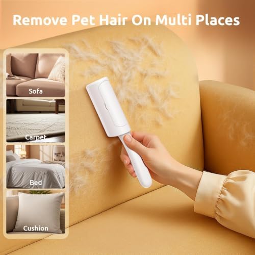 ACE2ACE Mini Pet Hair Remover for Clothes, Reusable Lint Roller for Clothes - Image 2