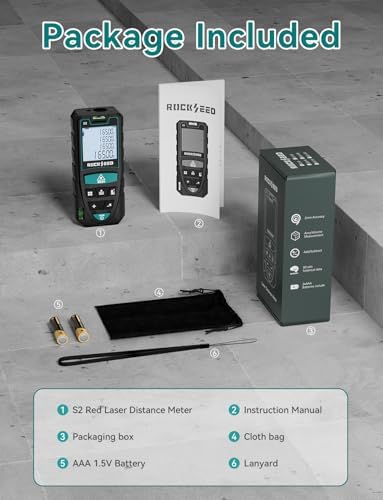 Laser Measure, RockSeed Digital Laser Distance Meter - Image 7