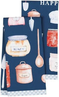 Maison d' Hermine Kitchen Towels Set of 2 Reusable 100% Cotton 27.50" x 20" by MaisondHermine