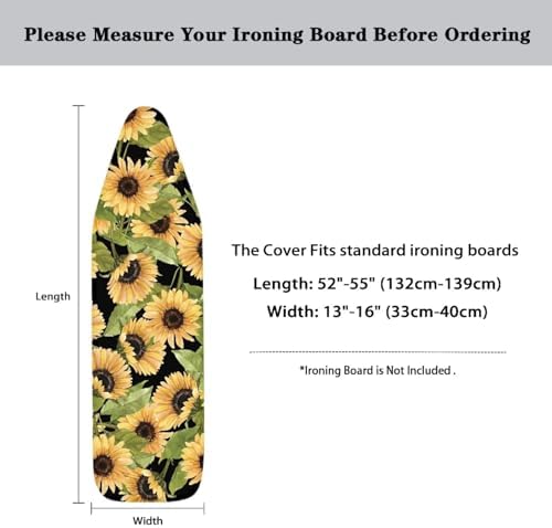 Flashideas Sunflower Ironing Board Cover Ventilate Resist Scorching Cover Heavy - Image 6