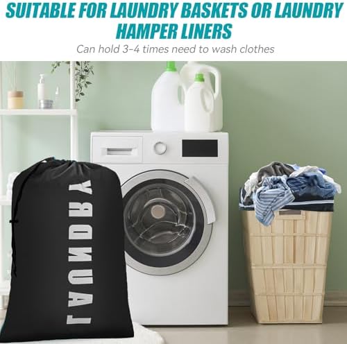 Isink Laundry Bag, 2 Pack Travel Laundry Bags - Image 5