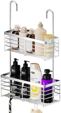 SHANSHUI Shower Hanging Caddy, Double Bathroom Showers Organizer Basket by SHANSHUI