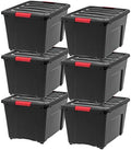 IRIS USA 6-Pack 54 Quart Storage Bins by IRISUSA