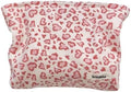 Leopard Makeup Bags for Women, Corduroy Cosmetic Pouch Large Purse by SxoSyo