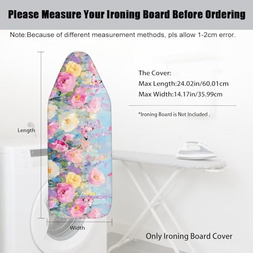 Butterfly Small Ironing Board Cover Floral Print Table Top Ironing Board - Image 7