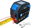 4-in-1 Laser Tape Measure with Laser Level Crosshairs |130ft/40m Laser by SUNHAIXIA