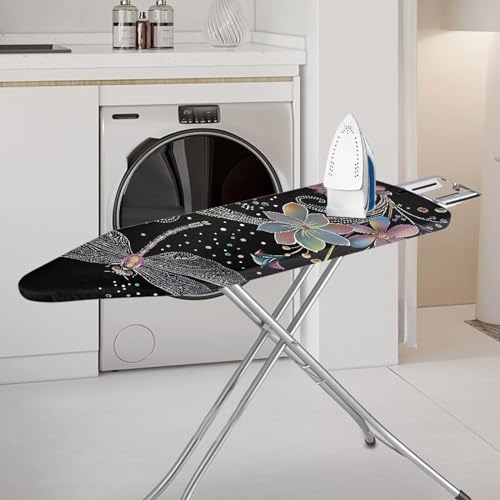Dragonfly Flower Ironing Board Cover and Padding Removable Pad Decorative Covers - Image 2