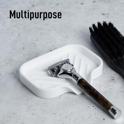 Zulay Kitchen Small Silicone Sponge Holder – Space-Saving Sink Organizer Tray - Image 6