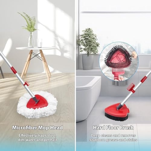 2 Pack Spin Mop Heads Replacement Compatible - Image 6