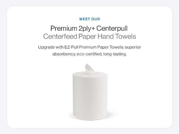 EZ-Pull Premium 2ply+ Centerpull Centerfeed Paper Hand Towels, FSC certified - Image 5