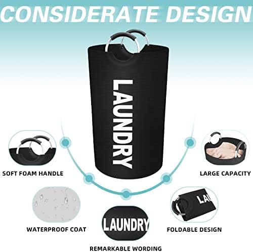 75L Large Laundry Basket, Dirty Clothes Waterproof Laundry Hamper - Image 3