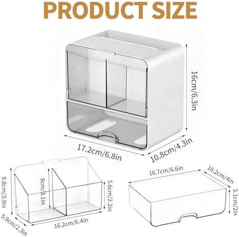 Qtip Holder Wall Mount, Bathroom storage rack - Image 4