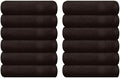GLAMBURG Ultra Soft 12-piece Washcloths Set 13x13-100% Ringspun Cotton by GLAMBURG