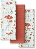 Martha Stewart Autumn Harvest Mushroom Plaid Kitchen Towel 3-Pack Set, 100% by MarthaStewart