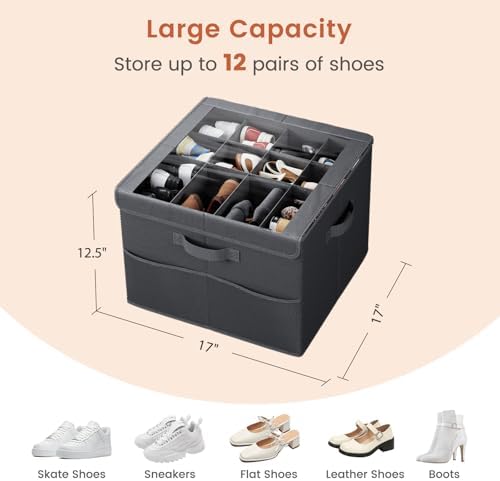 PHINOX Shoe Organizer for Closet, Fits up to 16-24 Pairs, 1 Pack - Image 2