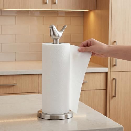 Bird Paper Towel Holder Kitchen Decor Detachable Paper Towel Holder Stainless - Image 5