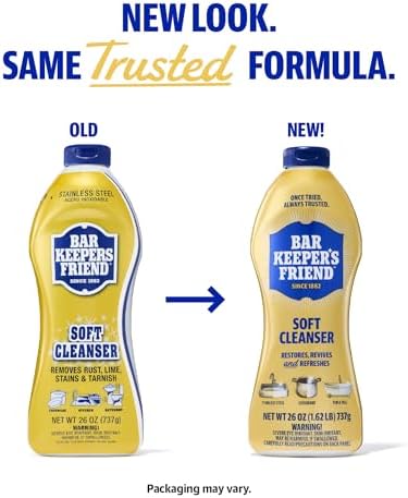 Bar Keepers Friend Soft Cleanser 26 oz + Spray & Foam Multipurpose MORE Spray - Image 3