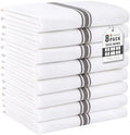 Homaxy 100% Ring Spun Cotton Kitchen Towels 8 Pack by Homaxy