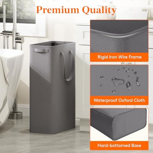 Lifewit 2 Pack Slim Laundry Hamper - Image 6