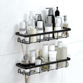 Shower Caddy Organizer with Hooks, Self Adhesive Bathroom Shelves, No Drilling by Unknown