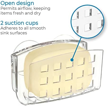 iDesign BPA-Free Plastic Sponge Holder - Image 5