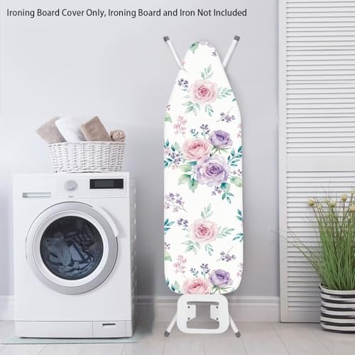 Rose Ironing Board Cover, Fits Most Standard Boards, Dustproof Ironing Accessory - Image 3