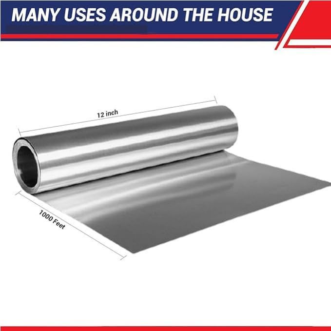 12"x1000 Standard Aluminum Foil Roll - Image 6