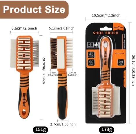 Suede&Nubuck 4-Way Leather Brush Cleaner Suede Brush - Image 6