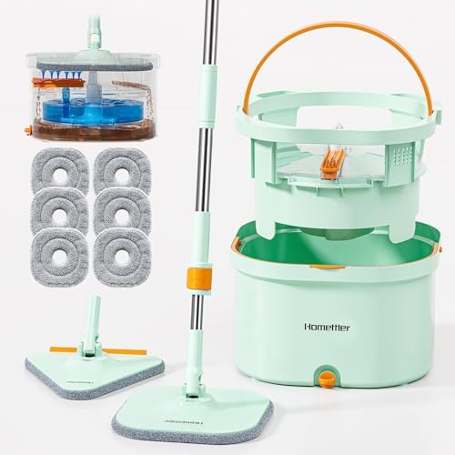 HoMettler Mop and Bucket Set | Spin Mop by Homettler