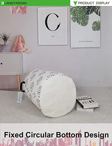 Round Laundry Basket Collapsible Storage Hamper Organizer Lion - Image 7