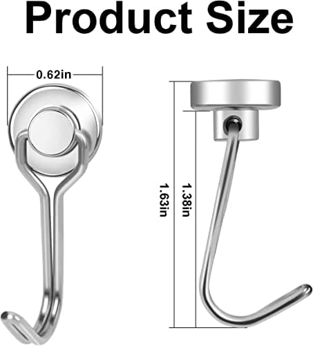 E BAVITE Swivel Swing Magnetic Hooks, 2026 Cruise Essentials - Image 3