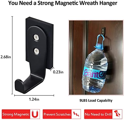 ULIBERMAGNET 2 Pack Strong Magnet Hooks Heavy Duty, Anti-Slip Rubber Coated - Image 2